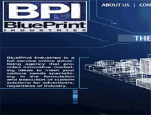 Tablet Screenshot of blueprintindustries.com